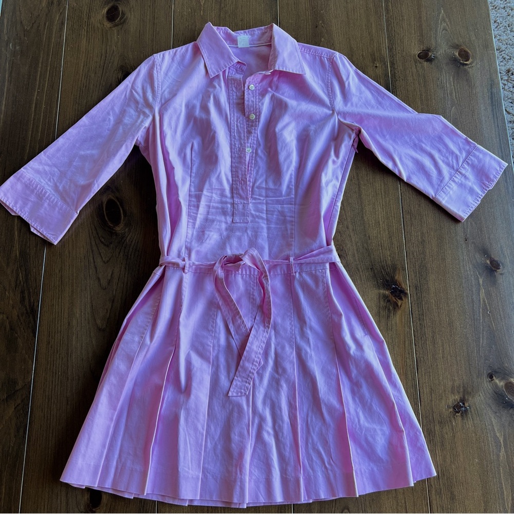 J. Crew Pink Shirt Dress
